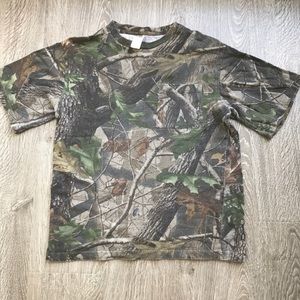 Vintage Trees Print Shirt Unisex S / M